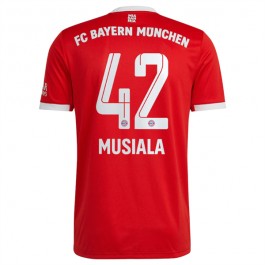 FC Bayern München Musiala 42 Matchtröja Hemma 2022-2023