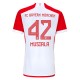 FC Bayern München Musiala 42 Matchtröja Hemma 2023-2024