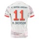 FC Bayern München N.Jackson 11 Matchtröja Borta 2025-2026 Fotbollsställ