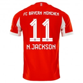 FC Bayern München N.Jackson 11 Matchtröja Hemma 2025-2026 Fotbollsställ