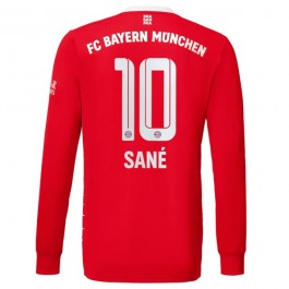 FC Bayern München Sané 10 Matchtröja Hemma 2022-2023 - Långärmad