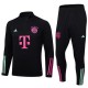 FC Bayern München Träningsoverall 2023-24 - 1-4 Zip Svart