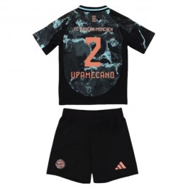 FC Bayern München Upamecano 2 Matchtröja Barn Borta 2024-2025