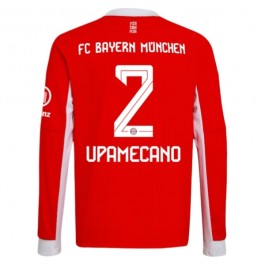 FC Bayern München Upamecano 2 Matchtröja Hemma 2025-2026 Långärmad