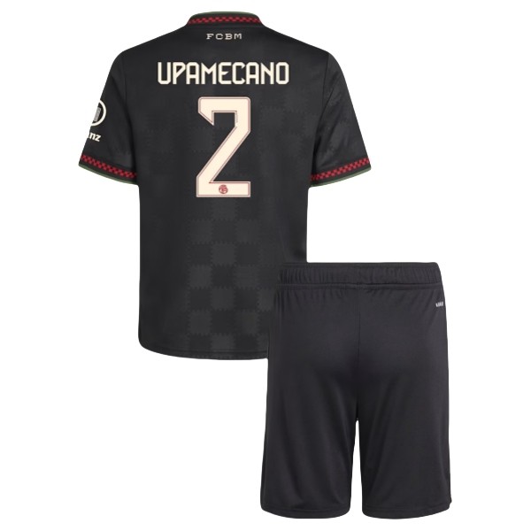 FC Bayern München Upamecano 2 Matchtröja Tredje Barn 2025-2026 Fotbollsställ FC Bayern München Upamecano 2 Matchtröja Tredje Barn 2025-2026 Fotbollsställ