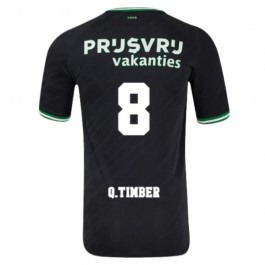 Feyenoord Q.Timber 8 Matchtröja Borta 2024-2025