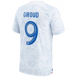 Frankrike Giroud 9 Matchtröja Borta VM 2022
