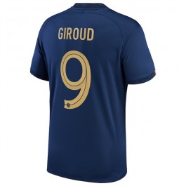 Frankrike Giroud 9 Matchtröja Hemma VM 2022
