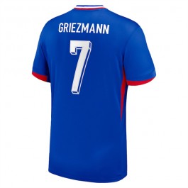 Frankrike Griezmann 7 Matchtröja Hemma Euro 2024
