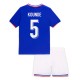 Frankrike Kounde 5 Matchtröja Barn Hemma Euro 2024