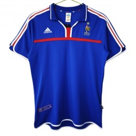 Frankrike Matchtröja Hemma Retro 2000