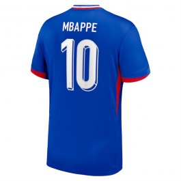 Frankrike Mbappé 10 Matchtröja Hemma Euro 2024