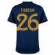 Frankrike Thuram 26 Matchtröja Hemma VM 2022