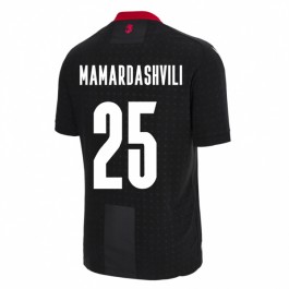Georgien Mamardashvili 25 Matchtröja Borta Euro 2024