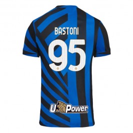 Inter Milan Bastoni 95 Matchtröja Hemma 2024-2025