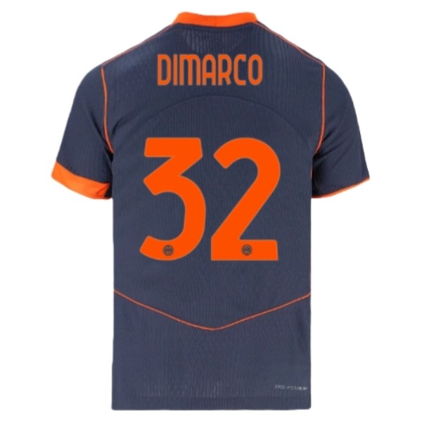 Inter Milan Dimarco 32 Matchtröja Tredje 2025-2026 Fotbollsställ Inter Milan Dimarco 32 Matchtröja Tredje 2025-2026 Fotbollsställ