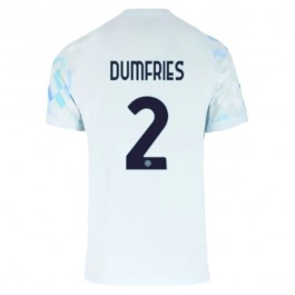 Inter Milan Dumfries 2 Matchtröja Borta 2025-2026 Fotbollsställ