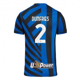 Inter Milan Dumfries 2 Matchtröja Hemma 2024-2025