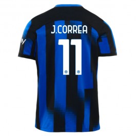 Inter Milan J.Correa 11 Matchtröja Hemma 2023-2024