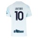 Inter Milan Lautaro 10 Matchtröja Borta 2025-2026
