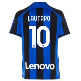 Inter Milan Lautaro 10 Matchtröja Hemma 2022-2023