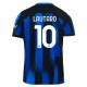 Inter Milan Lautaro 10 Matchtröja Hemma 2023-2024