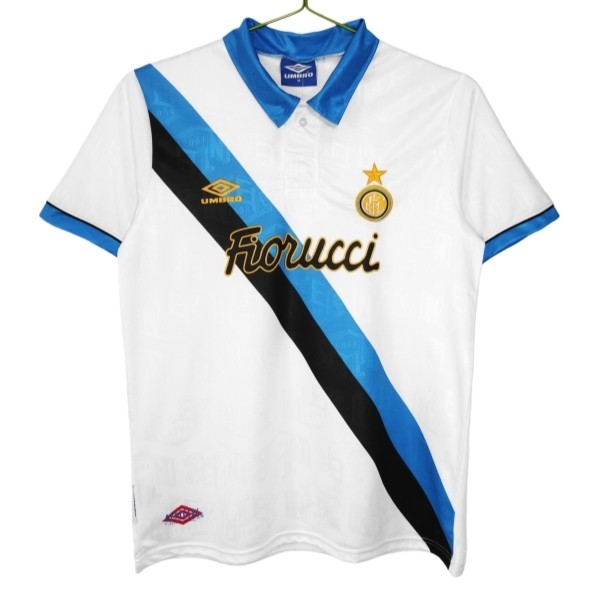 Inter Milan Matchtröja Borta Retro 1994-1995 Fotbollsställ Inter Milan Matchtröja Borta Retro 1994-1995 Fotbollsställ