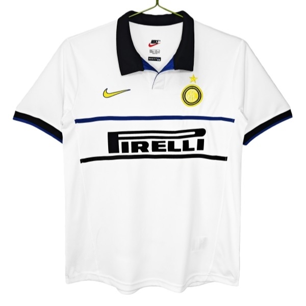 Inter Milan Matchtröja Borta Retro 1998-1999 Fotbollsställ Inter Milan Matchtröja Borta Retro 1998-1999 Fotbollsställ