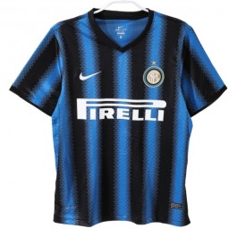 Inter Milan Matchtröja Hemma Retro 2010-2011 Fotbollsställ