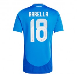 Italien Barella 18 Matchtröja Hemma Euro 2024