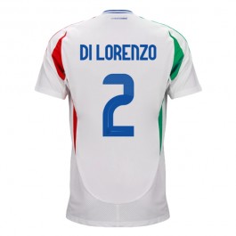 Italien Di Lorenzo 2 Matchtröja Borta Euro 2024