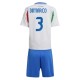 Italien Dimarco 3 Matchtröja Barn Borta Euro 2024