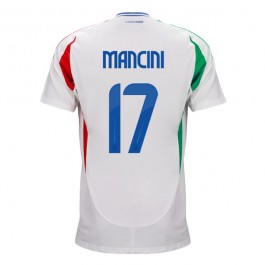 Italien Mancini 17 Matchtröja Borta Euro 2024