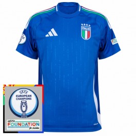 Italien Matchtröja Hemma Euro 2024 Patch