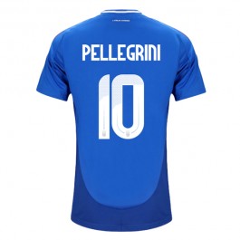 Italien Pellegrini 10 Matchtröja Hemma Euro 2024