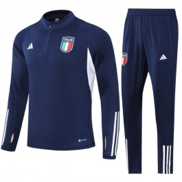 Italien Träningsoverall 2023-24 - 1-4 Zip Navy