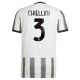Juventus Chiellini 3 Matchtröja Hemma 2022-2023