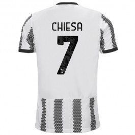 Juventus Chiesa 7 Matchtröja Hemma 2022-2023