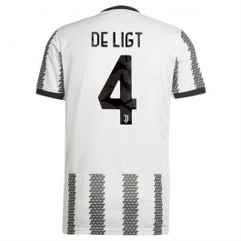 Juventus De Ligt 4 Matchtröja Hemma 2022-2023