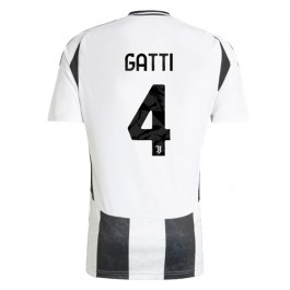 Juventus Gatti 4 Matchtröja Hemma 2024-2025