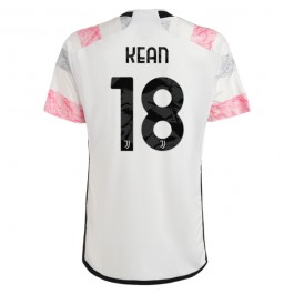 Juventus Kean 18 Matchtröja Borta 2023-2024