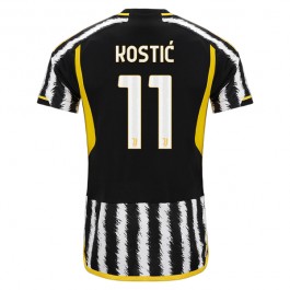 Juventus Kostic 11 Matchtröja Hemma 2023-2024
