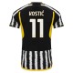 Juventus Kostic 11 Matchtröja Hemma 2023-2024