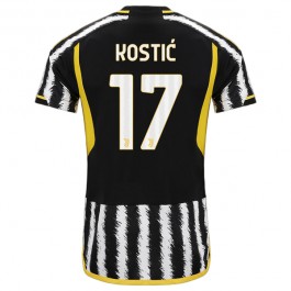 Juventus Kostic 17 Matchtröja Hemma 2023-2024