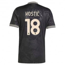 Juventus Kostić 18 Matchtröja Tredje 2025-2026 Fotbollsställ