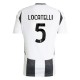 Juventus Locatelli 5 Matchtröja Hemma 2024-2025