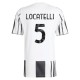 Juventus Locatelli 5 Matchtröja Hemma 2025-2026