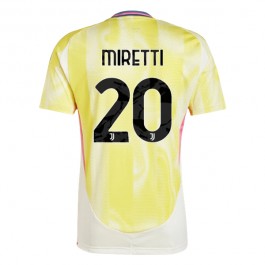Juventus Miretti 20 Matchtröja Borta 2024-2025