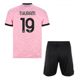 Juventus Thuram 19 Bortaställ 2026-2027 Barn