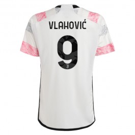 Juventus Vlahovic 9 Matchtröja Borta 2023-2024